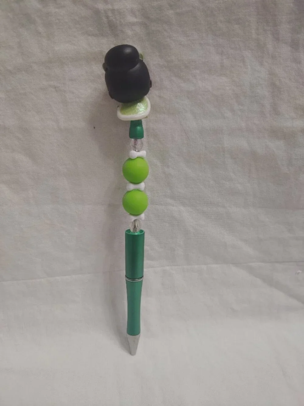 Disney Doorable Winter Princess Tiana Handmade Beaded Pen